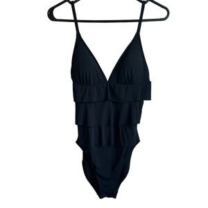 Black Anne Klein One Piece Swim Suit - Size 10